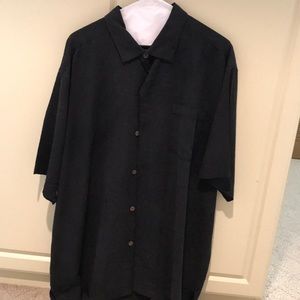 Deal!!! XL black silk Tommy Bahama Hawaiian shirt.